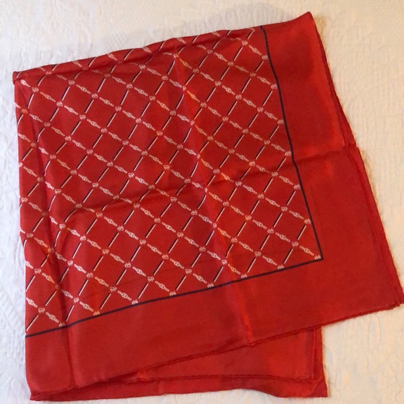 RALPH LAUREN SCARF IN RED. - Picture 5 of 13
